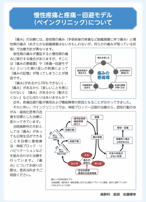 慢性疼痛と疼痛